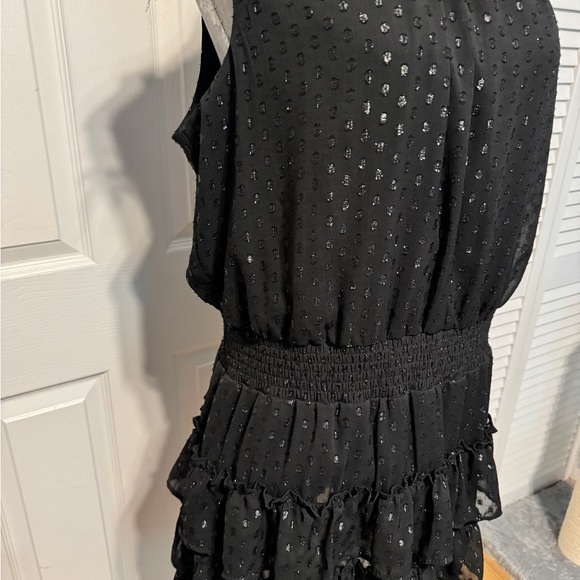 Everlily Sparkling Black Dress With Tiered Skirt XXL - Picture 10 of 10